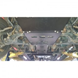 Toyota Sequoia (07-14) aliuminių dugno apsaugų komplektas su gervės padu
