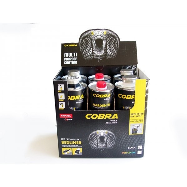 Cobra protective coating set, black