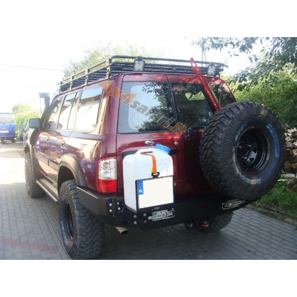 Nissan Patrol Y61 Rear Bumper with wheel and canister holders