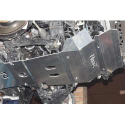 Toyota Hilux Revo (15-) aliuminių dugno apsaugų komplektas More4x4