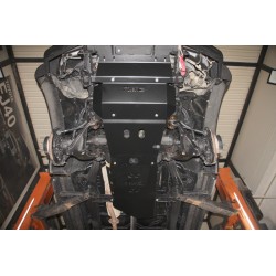 Toyota Hilux Vigo (11-15) aliuminių dugno apsaugų komplektas More4x4