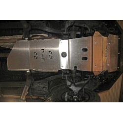 Toyota Hilux Vigo (05-11) aliuminių dugno apsaugų komplektas More4x4