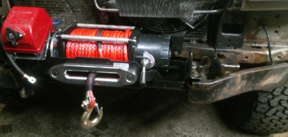 Winch mounting